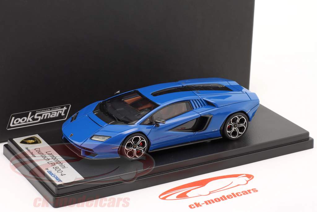 Lamborghini Countach LPI 800-4 建設年 2022 青い 1:43 LookSmart