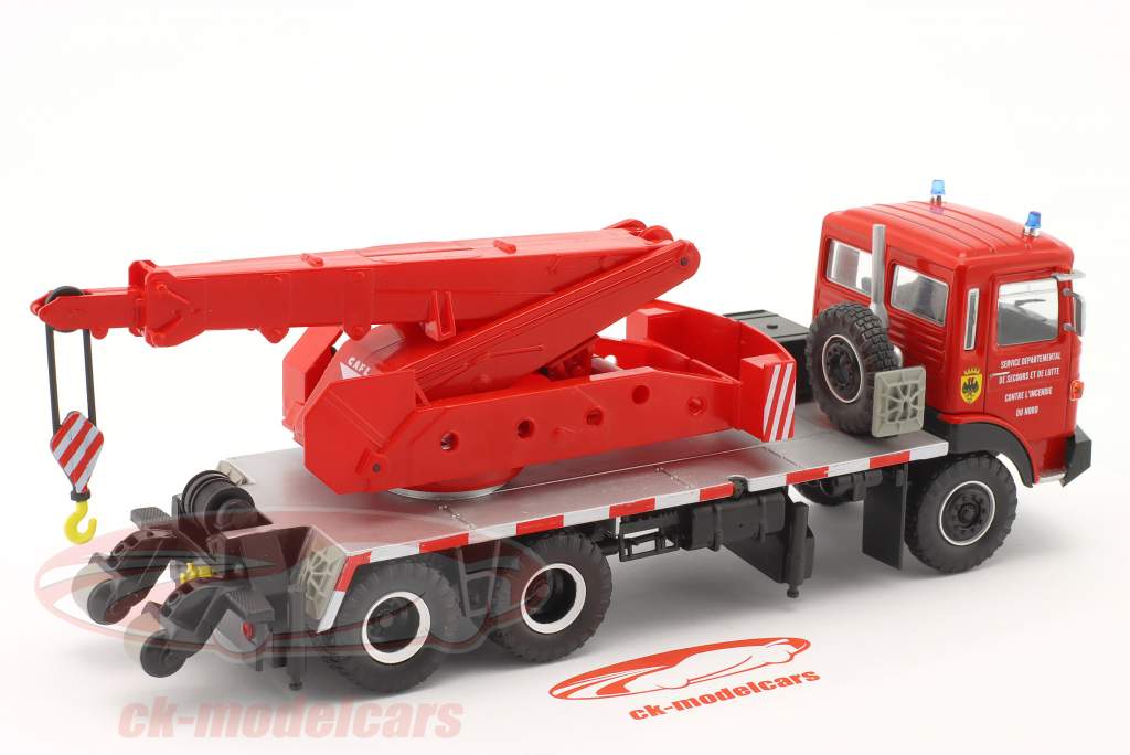 CAFL Saviem EPG Kranwagen Feuerwehr rot 1:43 Altaya