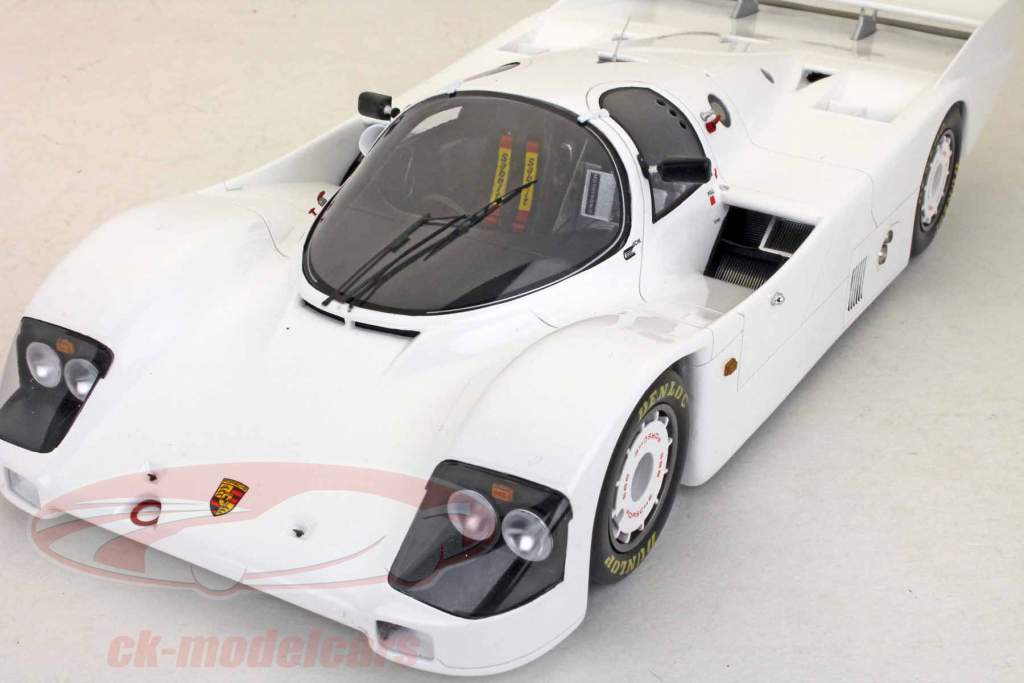 Porsche 962 C Plain Corpo Edição branco / branco 1:18 faísca