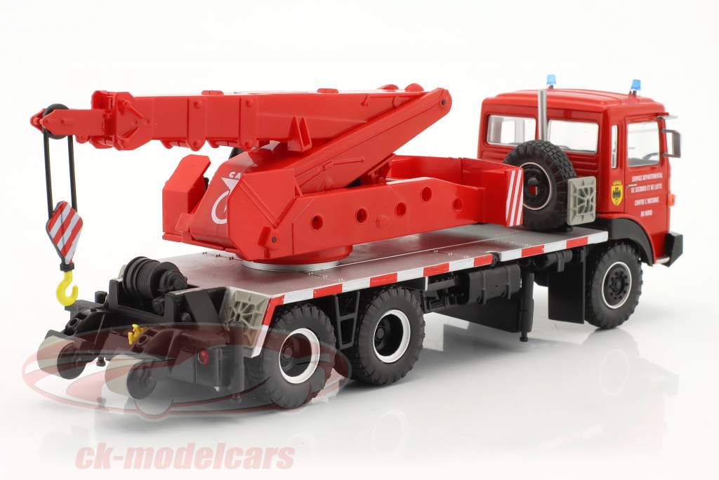 CAFL Saviem EPG Kranwagen Feuerwehr rot 1:43 Altaya