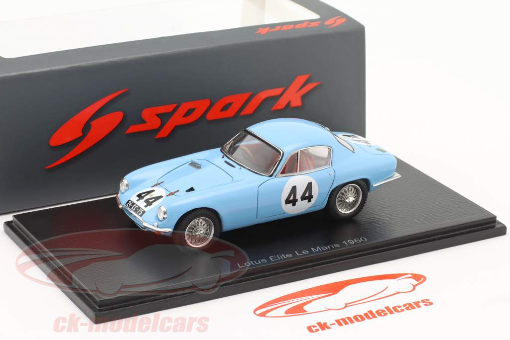 Lotus Elite #44 24h LeMans 1960 Laurent, Masson 1:43 Spark