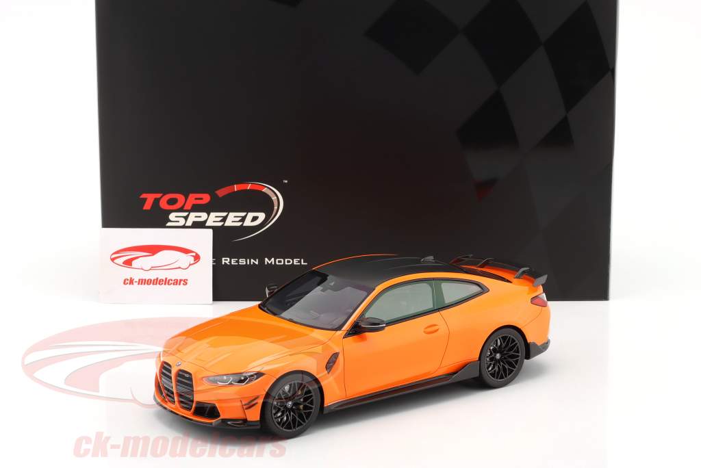 BMW M4 M-Performance (G82) Año de construcción 2021 fuego naranja 1:18 TrueScale