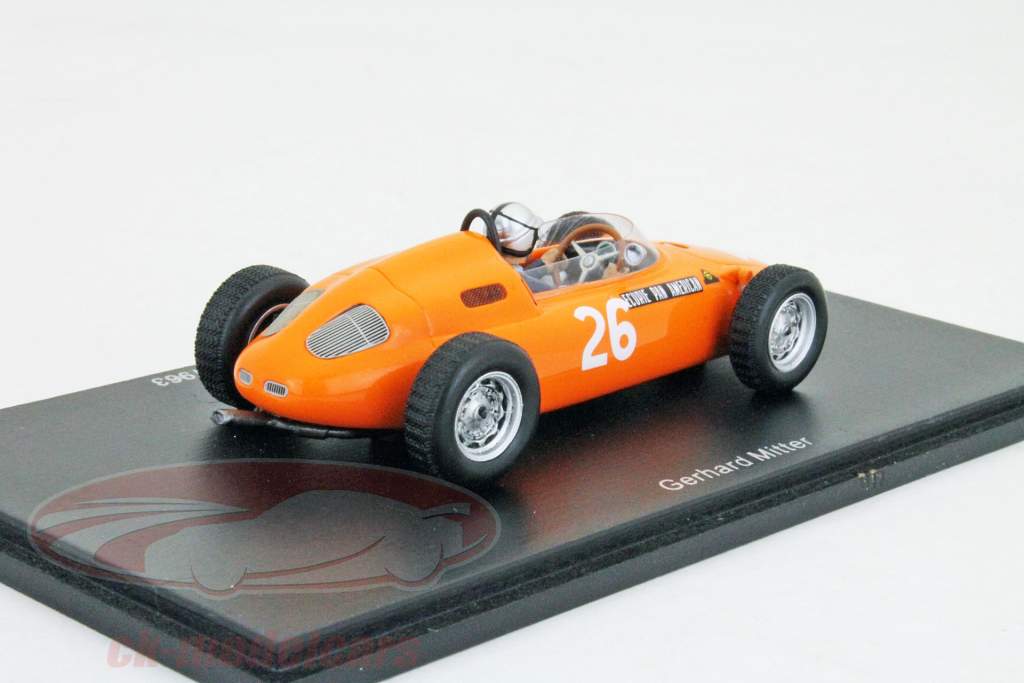 ゲルハルトMitterはポルシェ718＃26フォーミュラ1 1963年ドイツGP第4回1:43スパーク