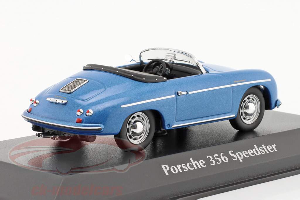 Porsche 356 A Speedster Año de construcción 1956 azul metálico 1:43 Minichamps