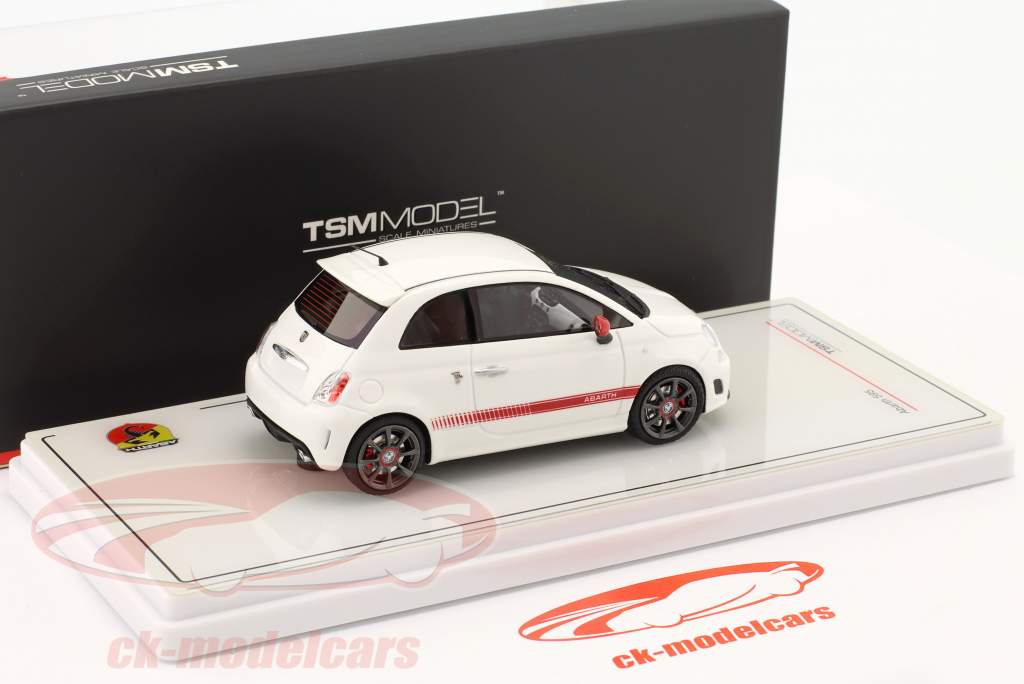 Fiat-Abarth 595 建設年 2020 白 1:43 TrueScale