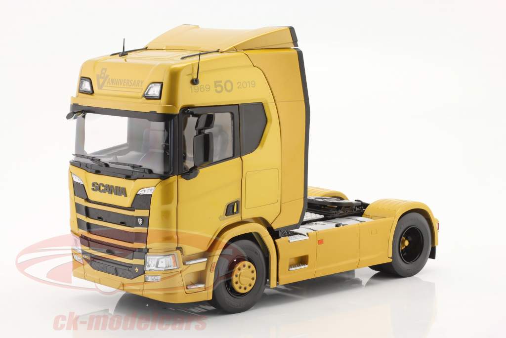 Scania Série R R500 SZM 2019 or métallique 1:18 Prime ClassiXXs