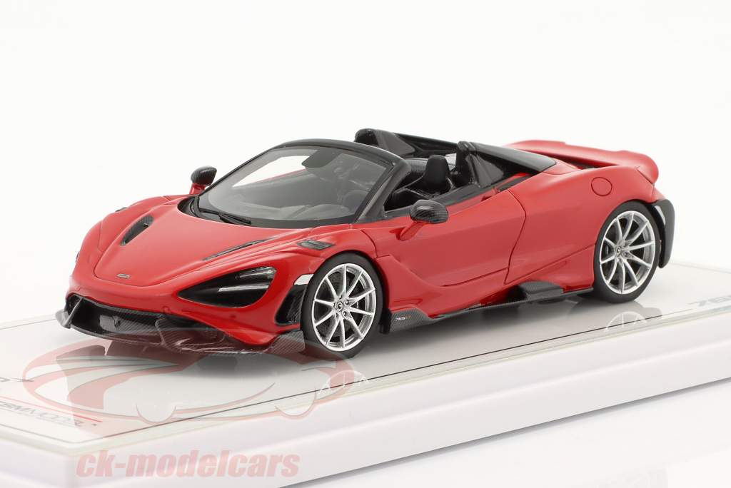 McLaren 765LT Spider 建设年份 2021 朱红 1:43 TrueScale