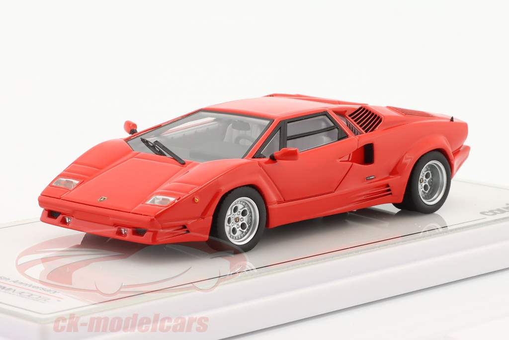 Lamborghini Countach 25th Anniversary Edition rød 1:43 TrueScale