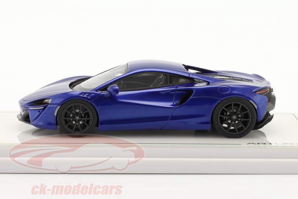 McLaren Artura ano de construção 2021 vulcão azul 1:43 TrueScale