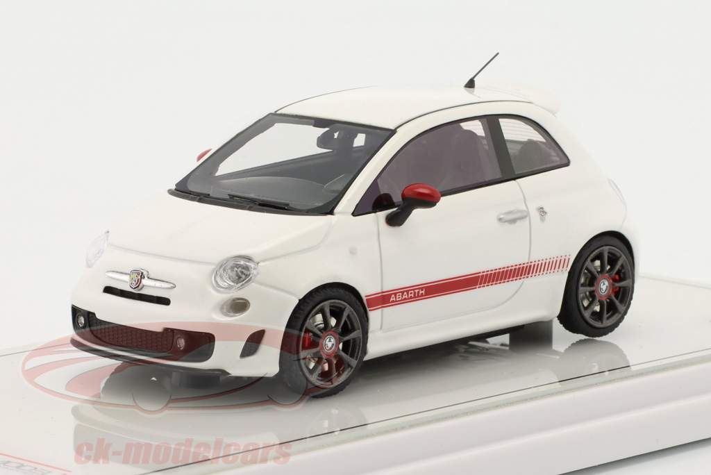 Fiat-Abarth 595 Année de construction 2020 blanc 1:43 TrueScale