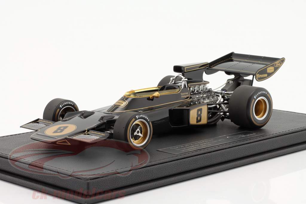 E. Fittipaldi Lotus 72D #8 gagnant Britanique GP formule 1 Champion du monde 1972 1:18 GP Replicas