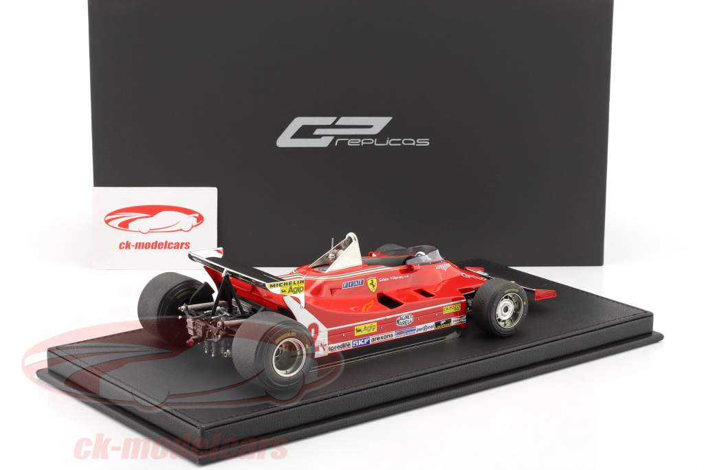 Gilles Villeneuve Ferrari 312T5 #2 5th Monaco GP formula 1 1980 1:18 GP Replicas