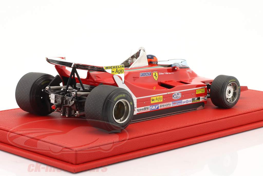 Gilles Villeneuve Ferrari 312T5 #2 5ème Monaco GP formule 1 1980 1:18 GP Replicas