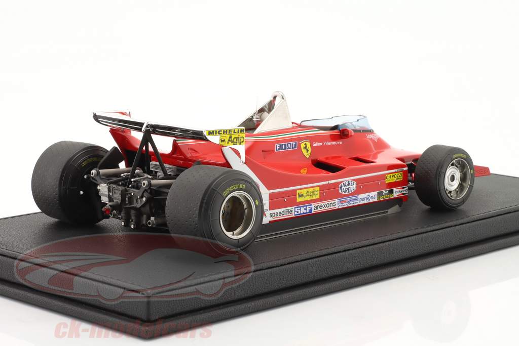 Gilles Villeneuve Ferrari 312T5 #2 5th Monaco GP formula 1 1980 1:18 GP Replicas