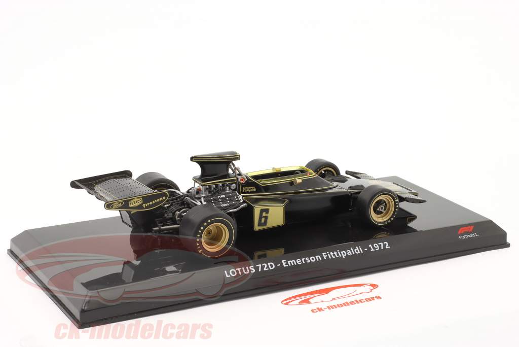 E. Fittipaldi Lotus 72D #6 formel 1 Verdensmester 1972 1:24 Premium Collectibles