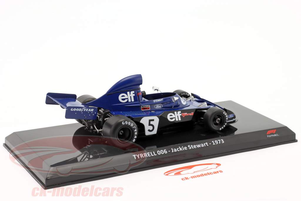 Jackie Stewart Tyrrell 006 #5 formula 1 World Champion 1973 1:24 Premium Collectibles