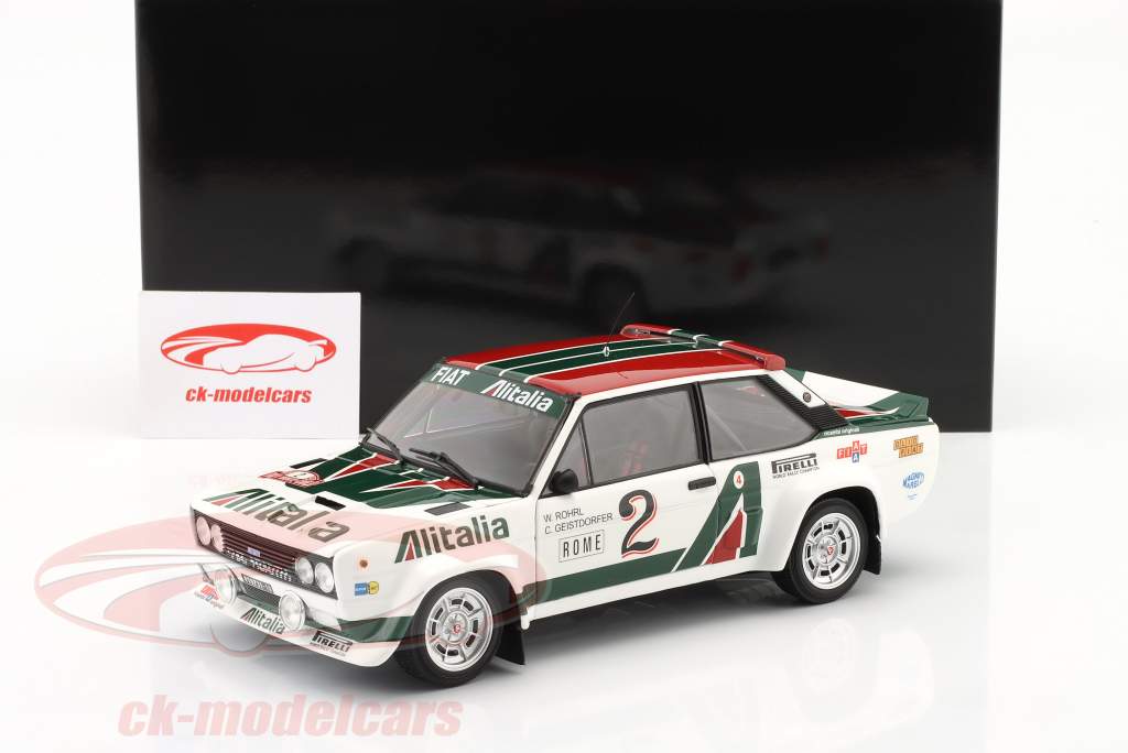 Fiat 131 Abarth #2 4th Rallye Monte Carlo 1978 Röhrl, Geistdörfer 1:18 Kyosho