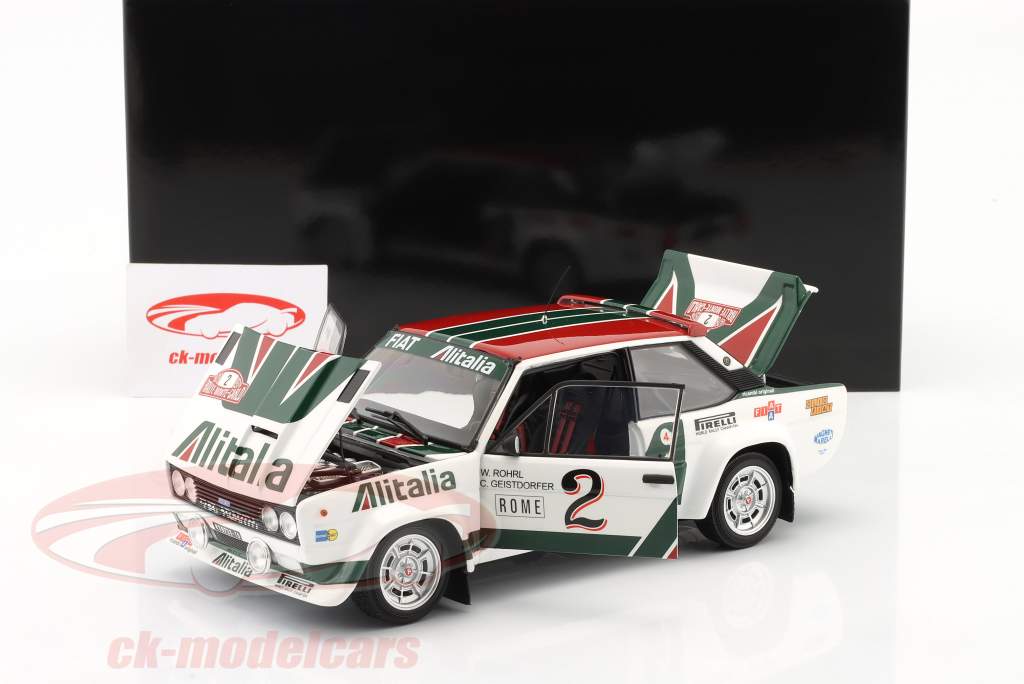 Fiat 131 Abarth #2 4th Rallye Monte Carlo 1978 Röhrl, Geistdörfer 1:18 Kyosho