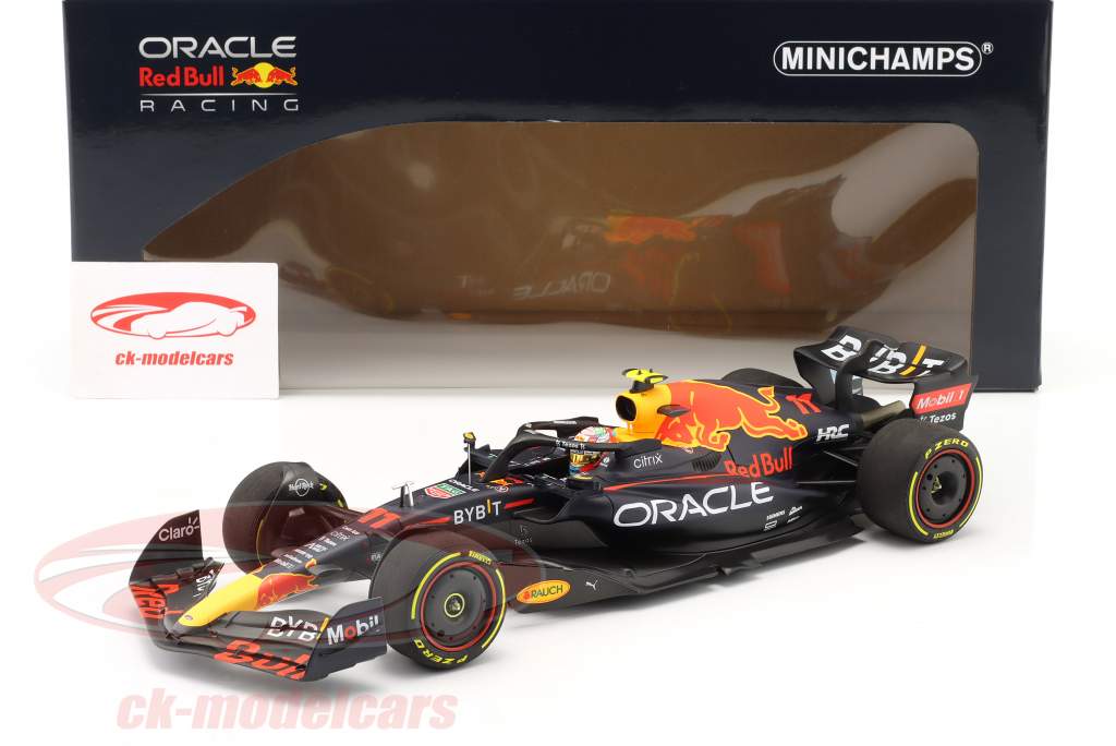S. Perez Red Bull Racing RB18 #11 4to Miami GP fórmula 1 2022 1:18 Minichamps