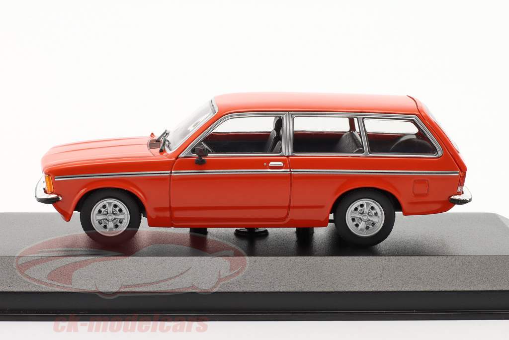 Opel Kadett C Caravan Año de construcción 1978 rojo naranja 1:43 Minichamps