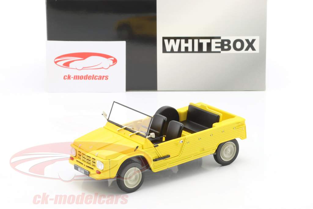 Citroen Mehari Année de construction 1970 jaune 1:24 WhiteBox