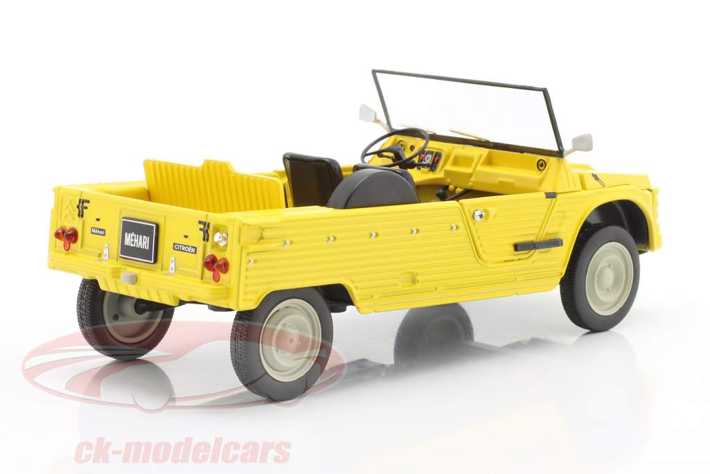 Citroen Mehari Année de construction 1970 jaune 1:24 WhiteBox