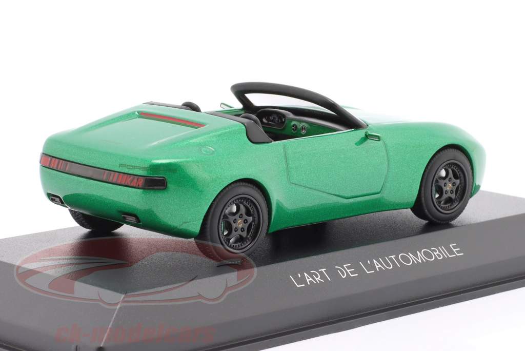 Porsche 968 Arthur Kar 2021 зеленый металлический 1:43 Minichamps
