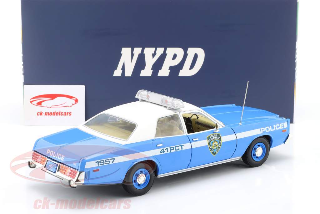 Dodge Monaco NYPD 1978 синий / белый 1:18 Greenlight