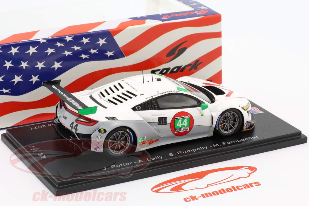 Acura NSX GT3 #44 24h Daytona 2021 Magnus with Archangel 1:43 Spark