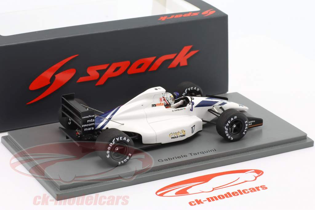 Gabriele Tarquini AGS JH25B #17 Monaco GP formula 1 1991 1:43 Spark