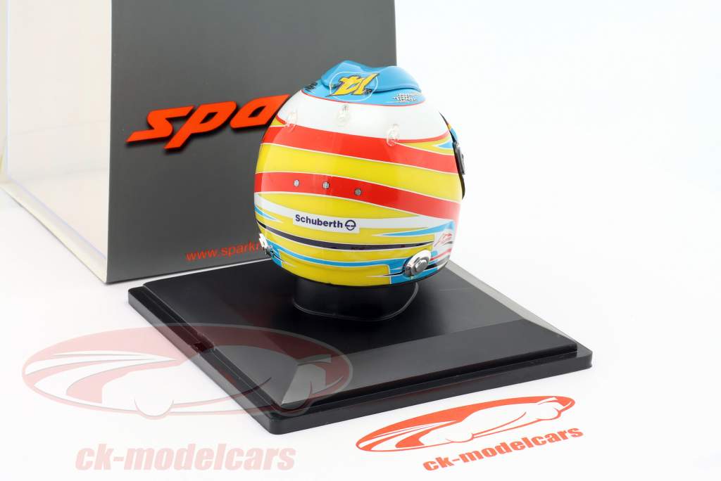 Fernando Alonso #14 McLaren Honda formel 1 2015 hjelm 1:5 Spark