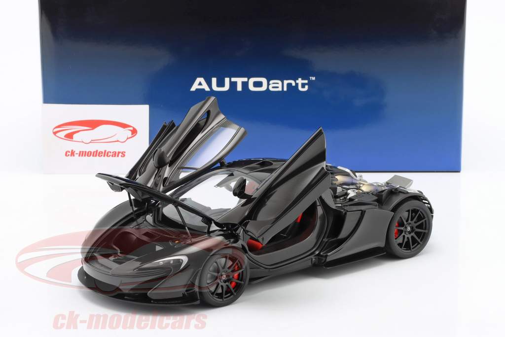 McLaren P1 Année de construction 2013 feu noir 1:18 AutoArt