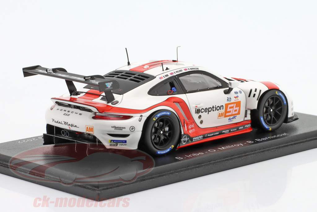Porsche 911 RSR-19 #56 24h LeMans 2022 Team Project 1 1:43 Spark