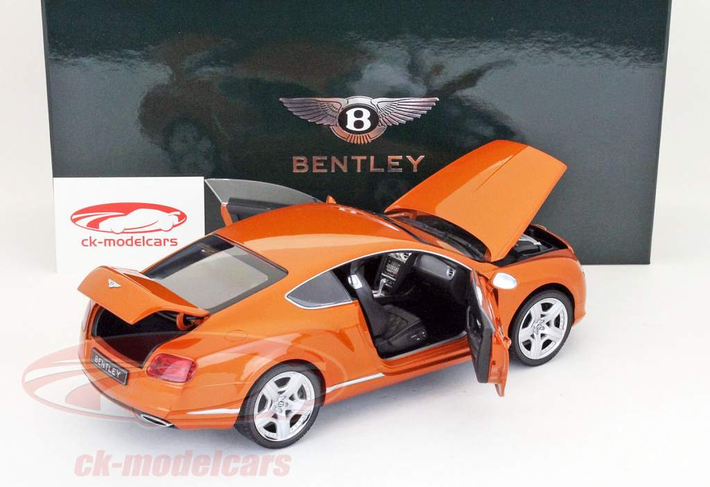 	Bentley Continental GT orange 2011 1:18 Minichamps
