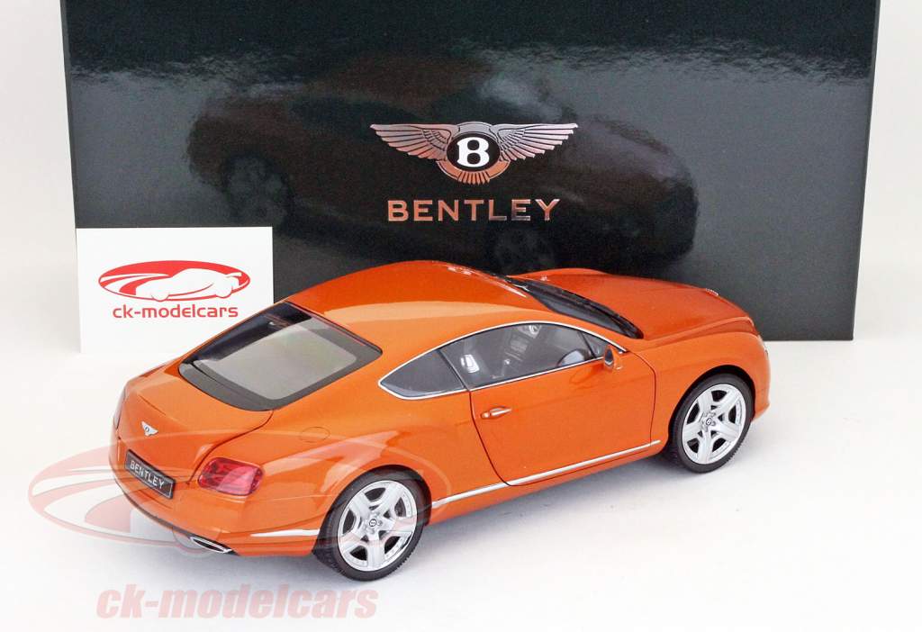 	Bentley Continental GT orange 2011 1:18 Minichamps