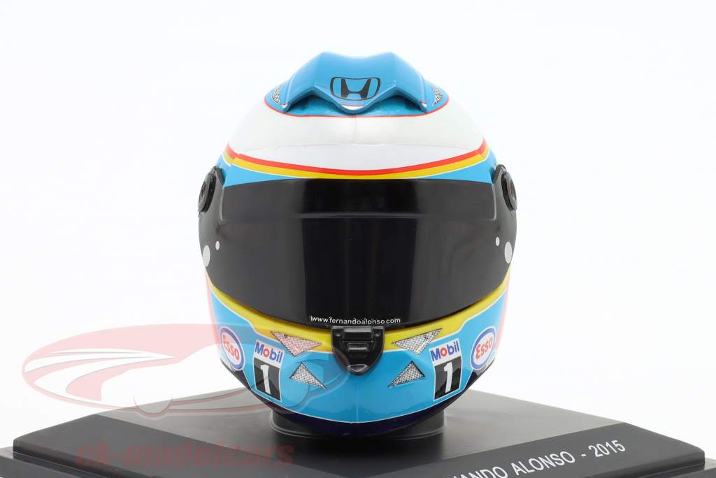 Fernando Alonso #14 McLaren Honda fórmula 1 2015 casco 1:5 Spark