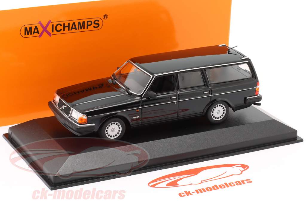 Volvo 240 GL Break year 1986 black 1:43 Minichamps