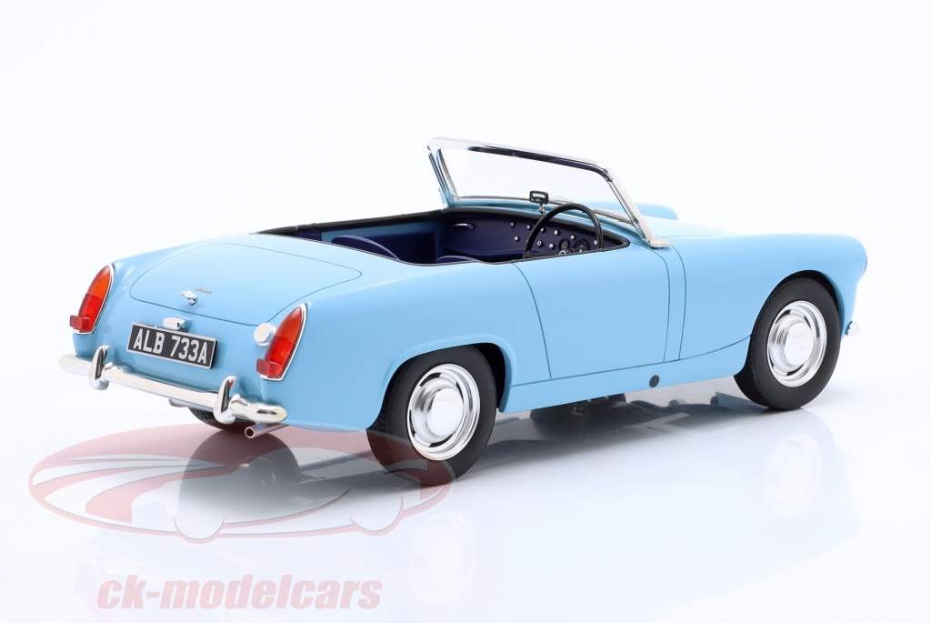 Austin Healey Sprite MK2 敞篷车 建设年份 1961 蓝色的 金属的 1:18 Cult Scale