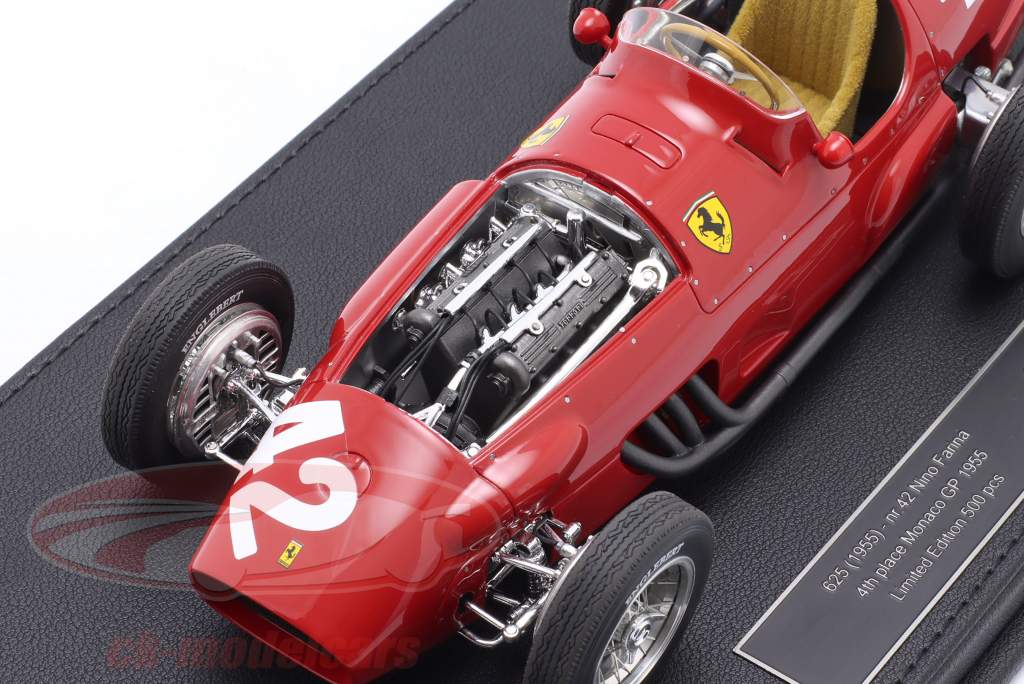 G. Farina Ferrari 625F1 #42 4 Monaco GP formel 1 1955 1:18 GP Replicas
