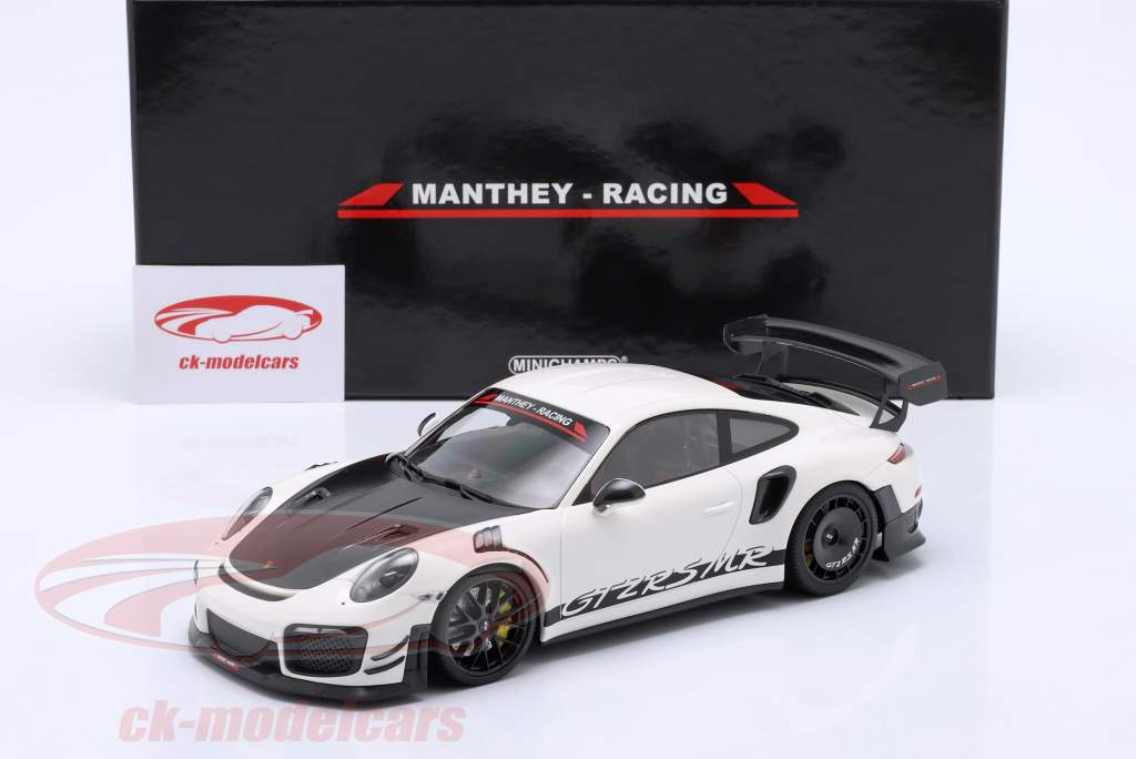 Porsche 911 (991.2) GT2 RS MR Manthey Racing wit / zwart 1:18 Minichamps