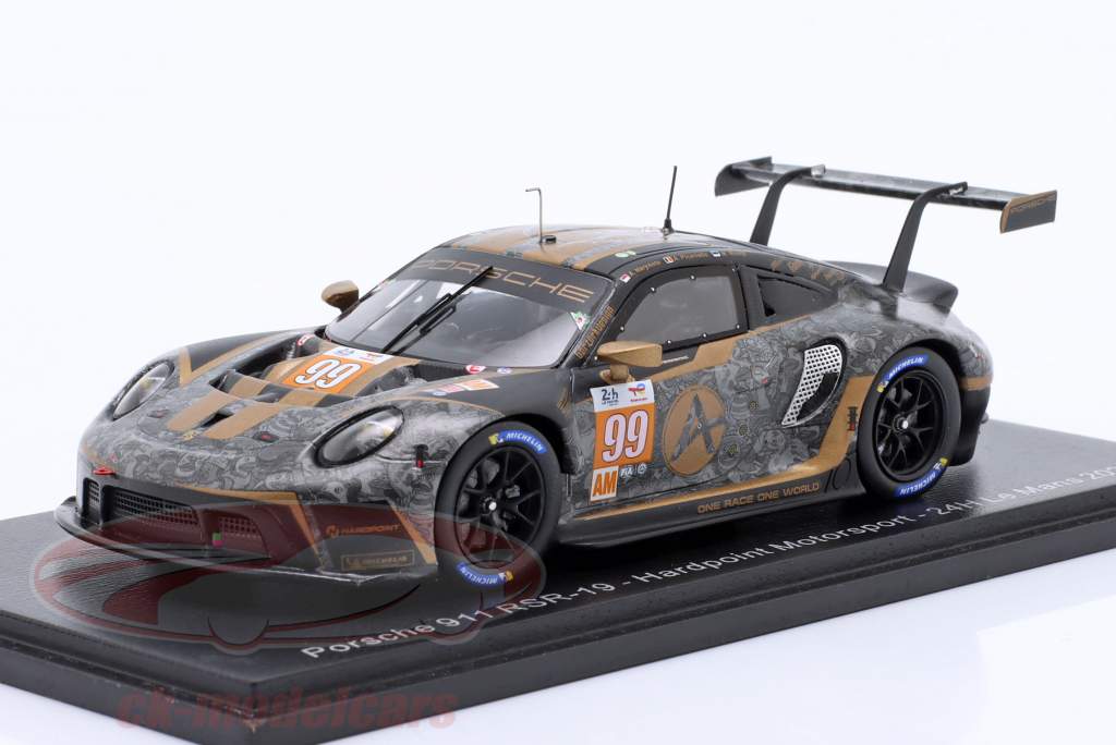 Porsche 911 RSR-19 #99 24h LeMans 2022 Hardpoint Motorsport 1:43 Spark