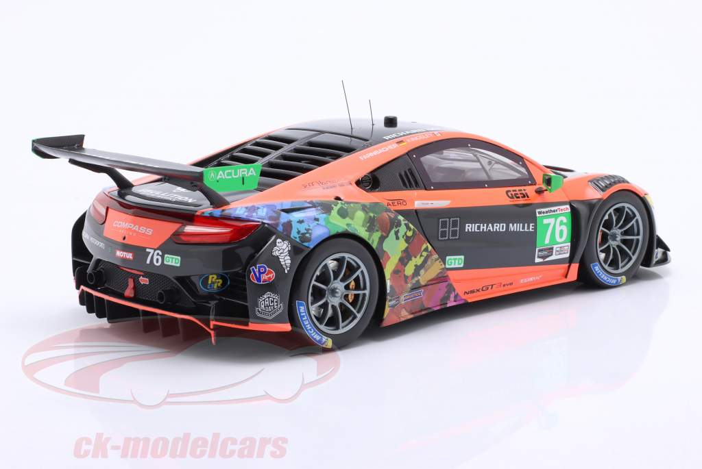 Acura NSX GT3 Evo #76 IMSA 2021 Compass Racing 1:18 TrueScale