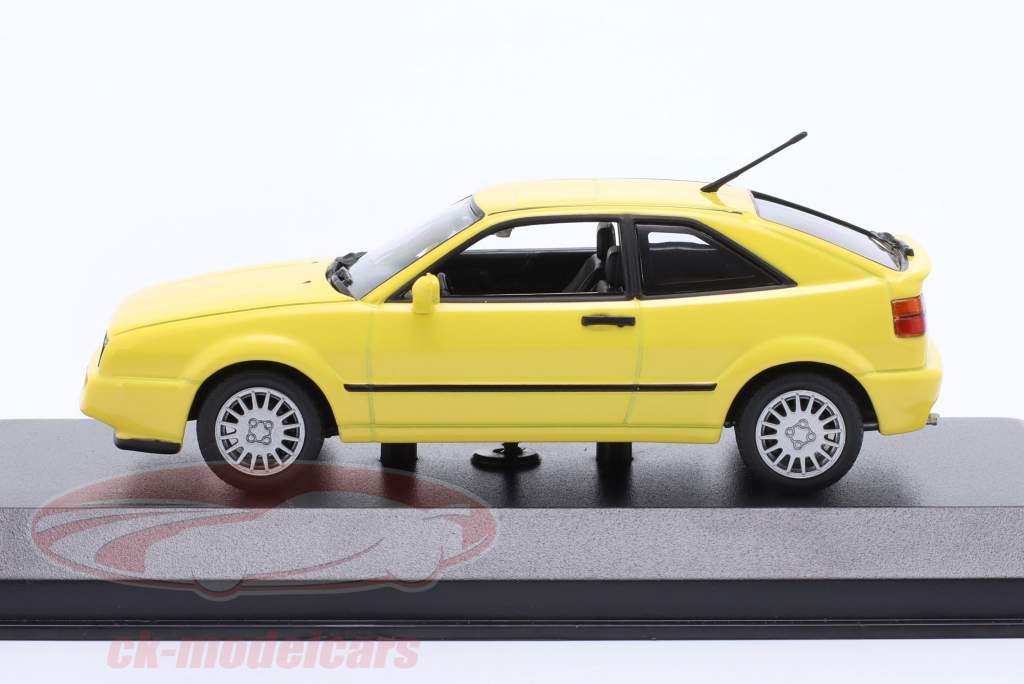 Volkswagen VW Corrado G60 Año de construcción 1990 amarillo 1:43 Minichamps