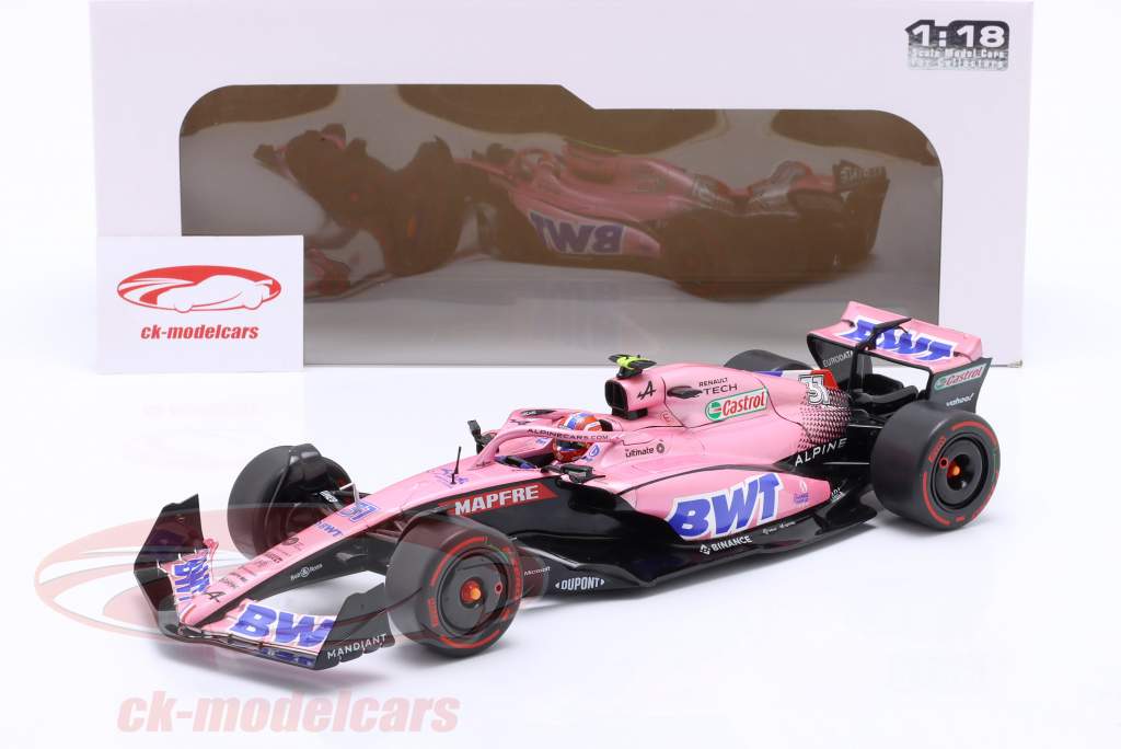 Esteban Ocon Alpine A522 #31 6to Arabia Saudita árabe GP fórmula 1 2022 1:18 Solido