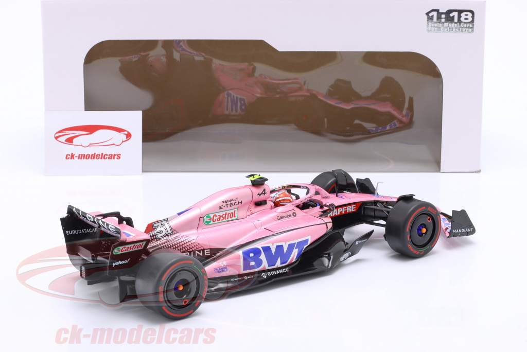 Esteban Ocon Alpine A522 #31 6th Saudi Arabian GP formula 1 2022 1:18 Solido