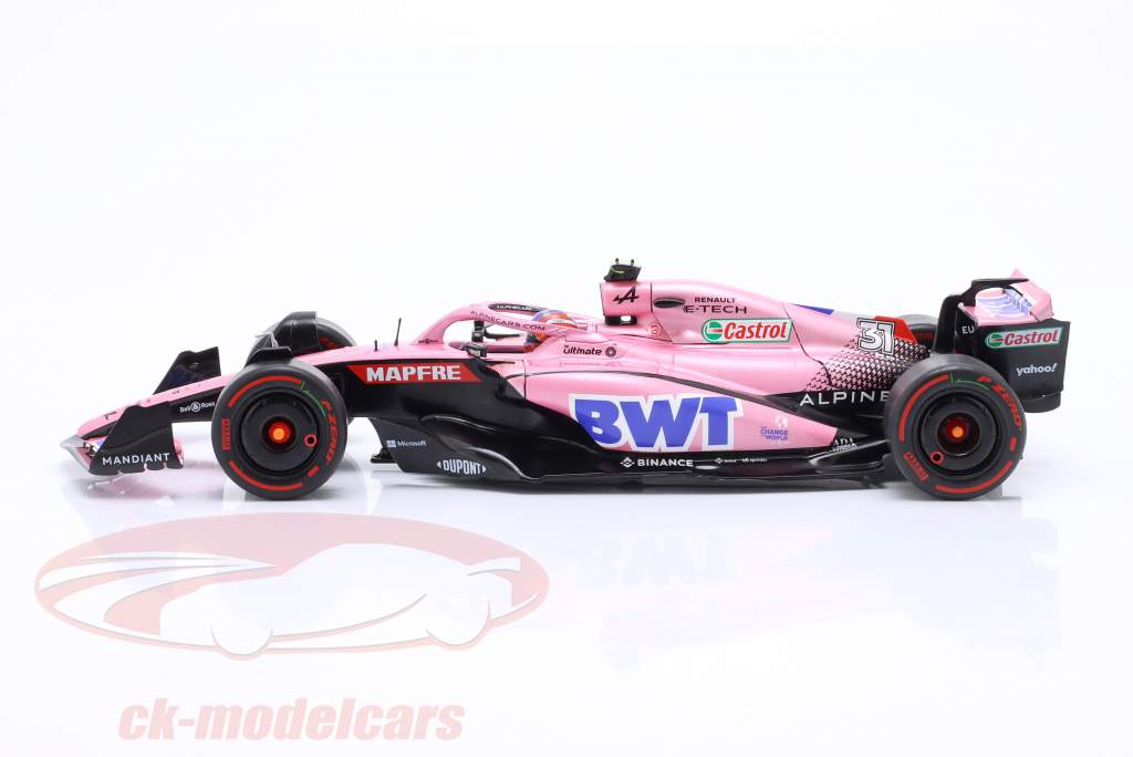 Esteban Ocon Alpine A522 #31 6e Saudi Arabisch GP formule 1 2022 1:18 Solido