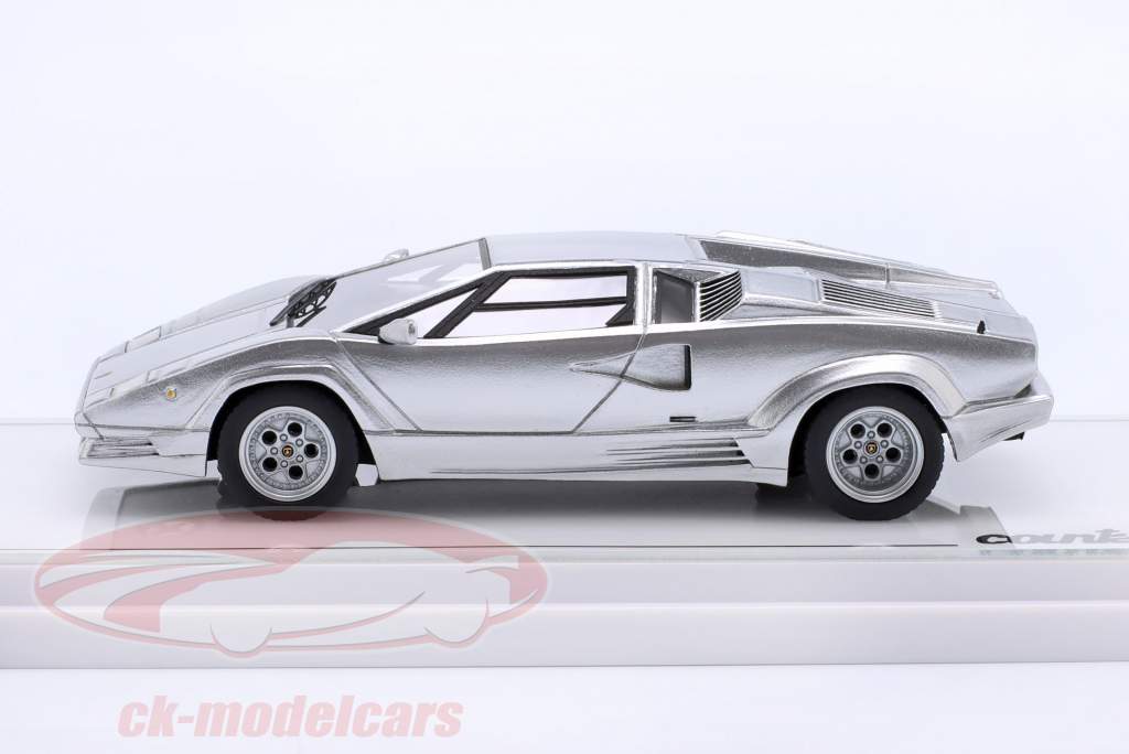 Lamborghini Countach 25 Aniversario Gris plateado 1:43 TrueScale