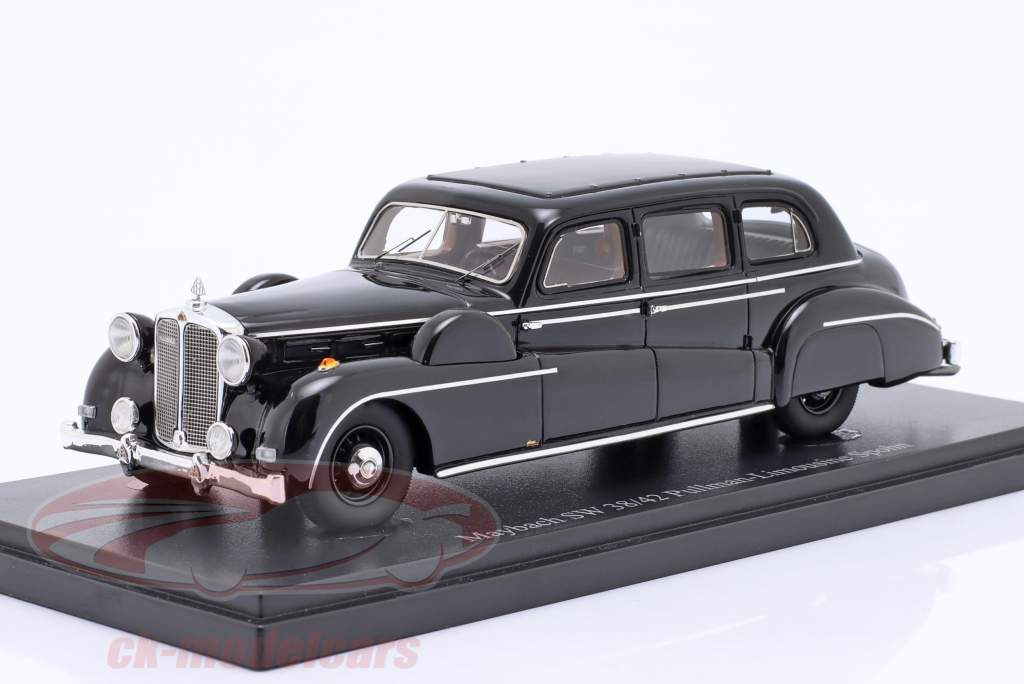 Maybach SW38/42 Pullman リムジン 建設年 1940 黒 1:43 AutoCult