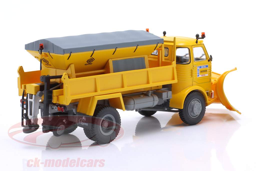 Pegaso 3040 service d'hiver / chasse-neige Année de construction 1980 jaune 1:43 Altaya