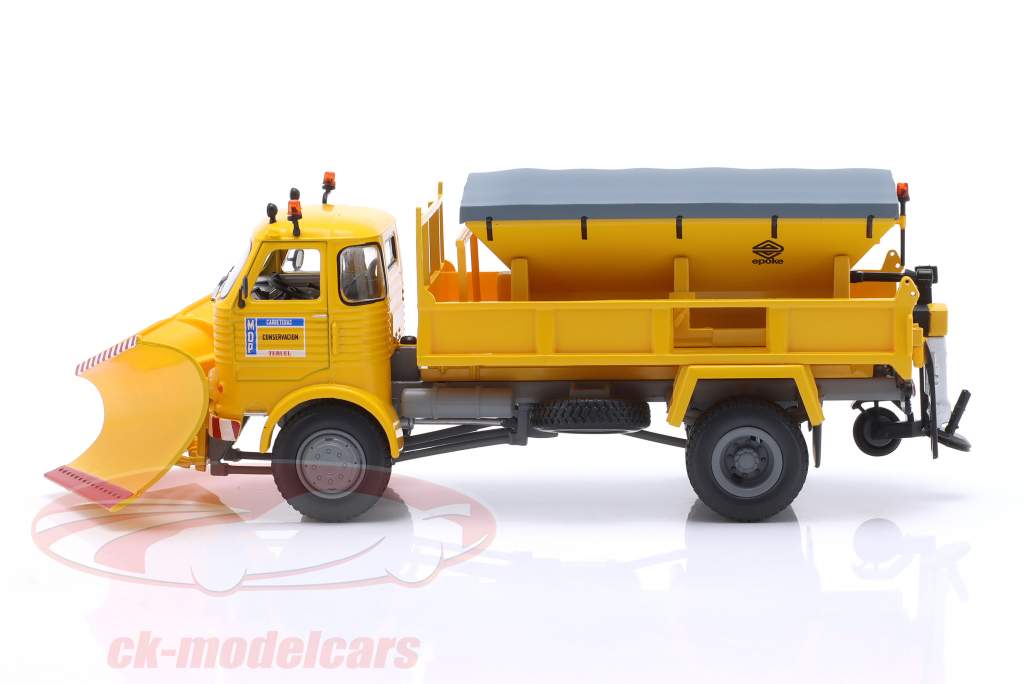 Pegaso 3040 service d'hiver / chasse-neige Année de construction 1980 jaune 1:43 Altaya
